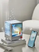 ロマンチックなBluetoothスピーカー兼ナイトライト【極光投影機能・ホワイトノイズ内蔵】