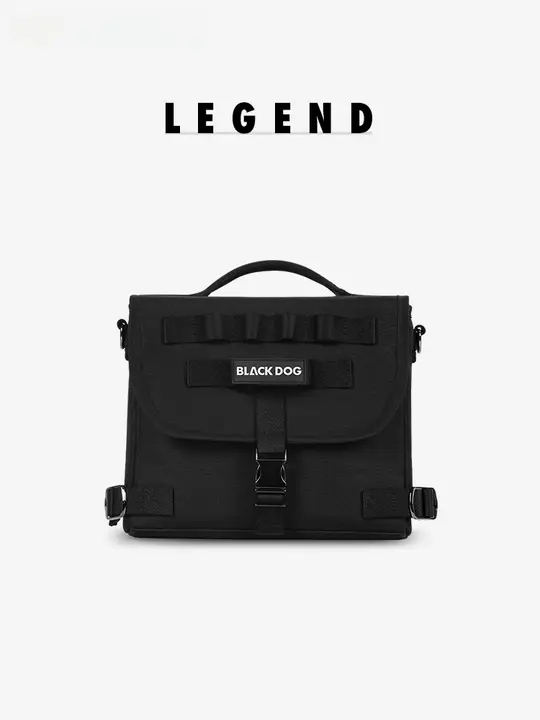 black dog メッセンジャーバッグ 斜め掛け 多機能 シンプル おしゃれ アウトドア 旅行 スポーツ 「BLACKDOG」