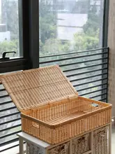 収納ボックス ベッド下 服 家庭用 プラスチックラタン 抽斗式 フラット整理