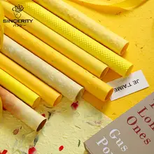 七色のビオライエローシリーズ包装紙の花束【手作りフラワーアレンジ用・資材】