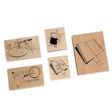 木製スタンプ ゴム印 オリジナルデザイン 可愛い 手帳デコ 文具 「moodtape.」