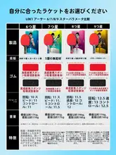 プロ仕様 卓球ラケット【長柄・カーボン材質・横型】