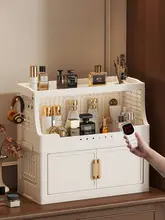 デスク用 文房具収納ボックス【長方形・プラスチック製・マルチ機能】