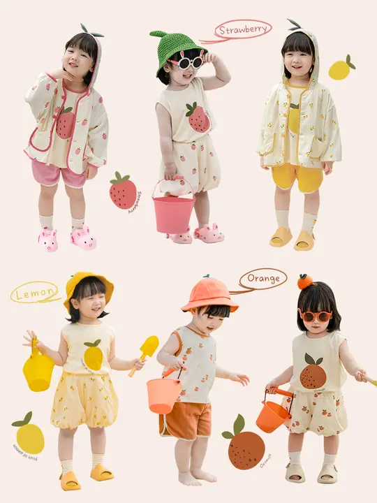 2点セット キッズ ガールズ タンクトップ チュリップパンツ 薄手 バイカラー ルーズ 爽やか おしゃれ 夏
