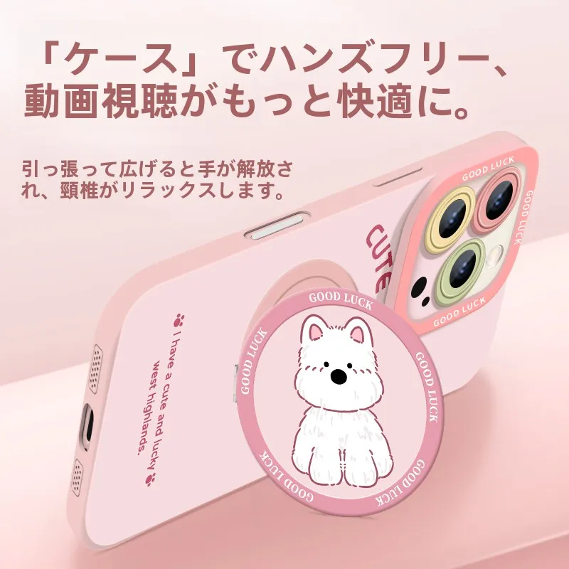 可愛いオレンジ色のスマホスタンド：貼り付け式で折りたたみ・回転可能な卓上ホルダーの使い方
