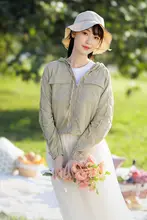 浪漫花漾シリーズ UV100日焼け防止女性用夏季カジュアルウェア