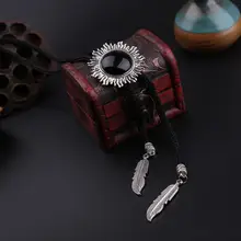 レトロ ブラック オニキス ボロタイ【デニムシャツ用・男性向けアクセサリー】