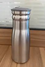 韓国式 ステンレス 冷水筒 シングルレイヤーブラシ加工
