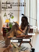 一人用ソファ 懒人 リビング バルコニー 木製 デザイナー チェア