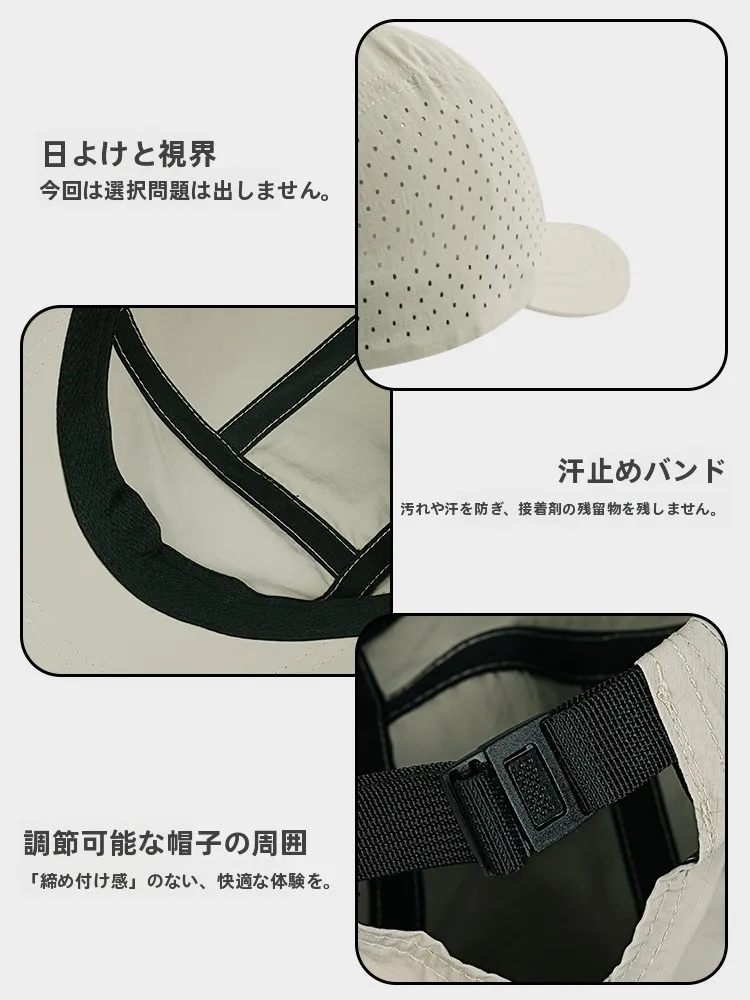 アウトドアキャップ 通気性と速乾性を重視するユニセックスモデルの実用性