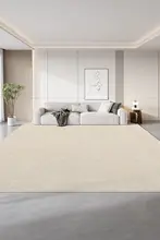 軽やかな高級感を演出！無地デザインの厚手ラグ【リビング・寝室用・お手入れ不要】