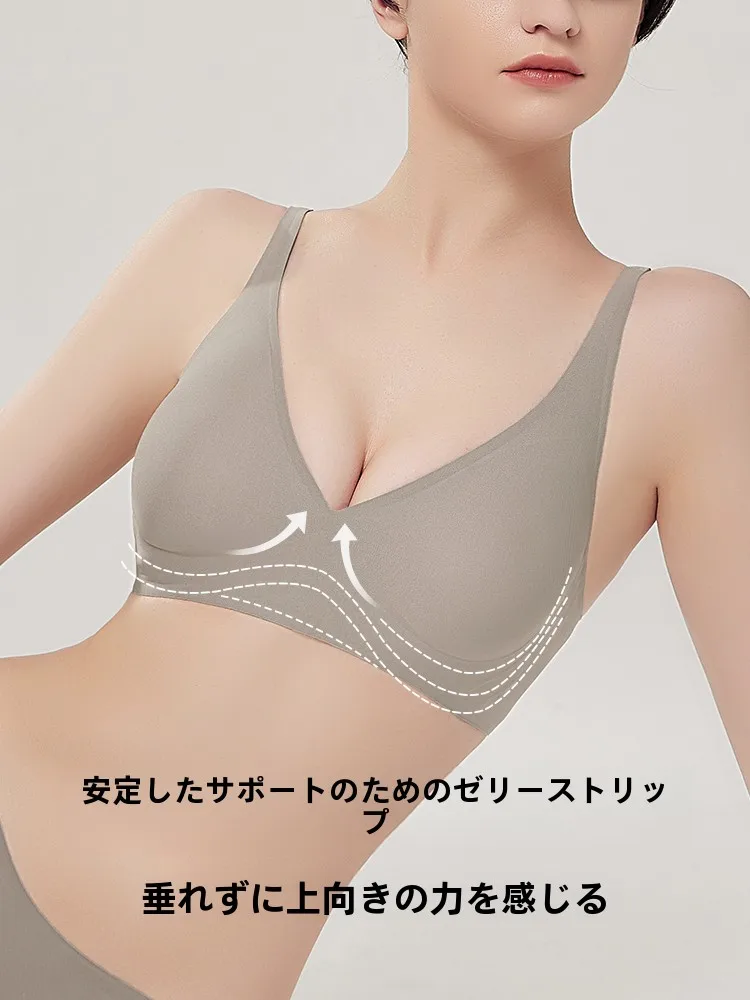 ノンワイヤーブラ Up Cosy RXYS02416：薄手でソフトサポートの夏用デザイン