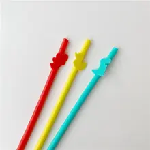 シリコンストロー キッズ ボーイズ ガールズ 大人用 カラフル エコ 耐熱 繰り返し使える カット可能 「heymankids」