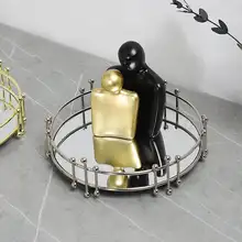 洗面台用長方形トレイ【モダンデザイン・化粧品収納・アロマディスプレイ用】