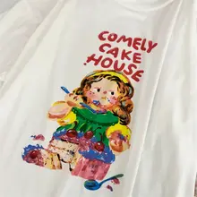 綿製 レディース夏用Tシャツパジャマセット【丸首・可愛いキャラクター・短袖・3点セット】