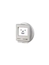スマホスタンド マグネット式 レトロパソコン風 オリジナルデザイン 個性的 クリエイティブ デスク インテリア
