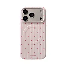 iPhoneケース iPhone17 iPhone18 Pro Max iPhone18 Pro iPhone13 ハート柄 ストライプ シンプル インスタ映え マット 耐衝撃 マグネット ソフトケース