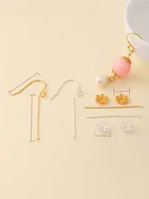 925シルバー製イヤーフック DIY材料キット【ハンドメイド・高級イヤリング・パーツ付き】