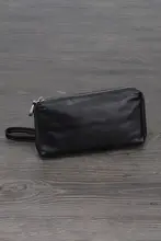 本革製 メンズクラッチバッグ【長財布・柔らかな手触り・レトロデザイン】