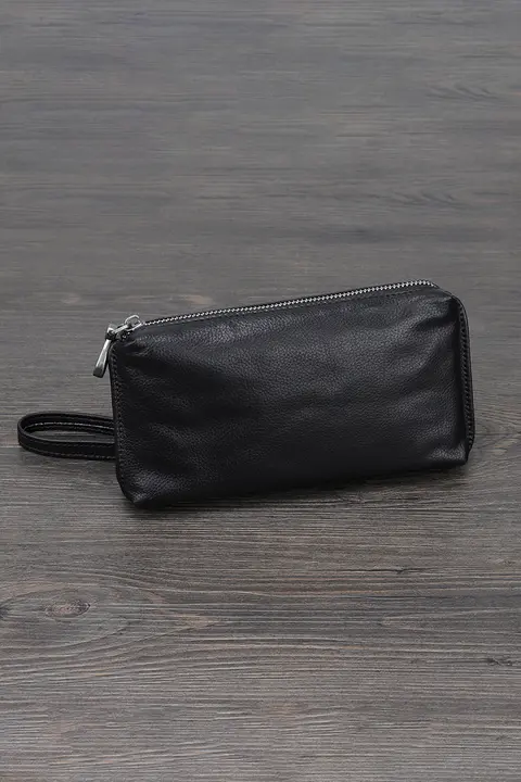 本革製 メンズクラッチバッグ【長財布・柔らかな手触り・レトロデザイン】