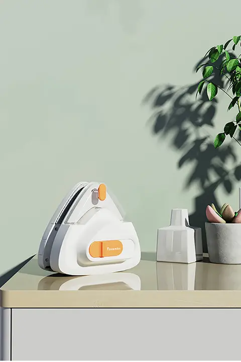 窓用両面クリーナー【家庭用・高層階対応・二重設計・窓掃除ツール】