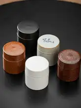 小さな缶 ボックス 保存用缶 茶葉缶 陶器 収納ボックス 化粧品 薬 小物 シンプルなデザイン