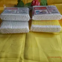空心棉棒【工業用・ダブルラウンドヘッド・袋入り】