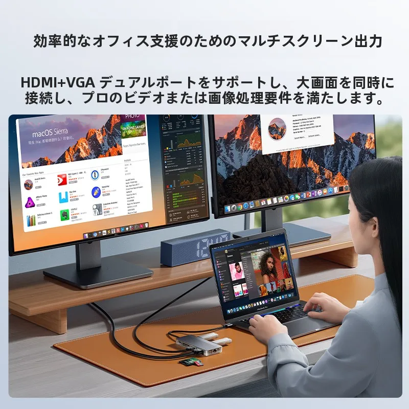HDMIスイッチとマルチスイッチの違いは？多機能USBハブで映像・音声・充電を一括管理する方法とは？