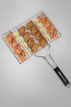 304不锈鋼 バーベキュー用 魚焼き網クランプ【調理用具・グリルネット】