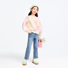女児用デニムパンツ【春向け・ストレッチ・長袖】