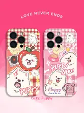 サモエド柄のスマホケース【iPhone・Xiaomi・Huawei・Samsung対応】