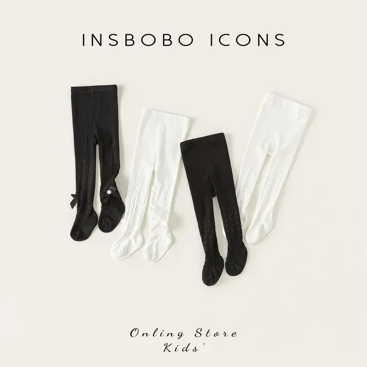 タイツ ロングソックス レギンス キッズ ガールズ 春 「INSbobo」