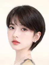 全頭用ウィッグ【リアルヘア・ショートボブスタイル・ファッショナブル】