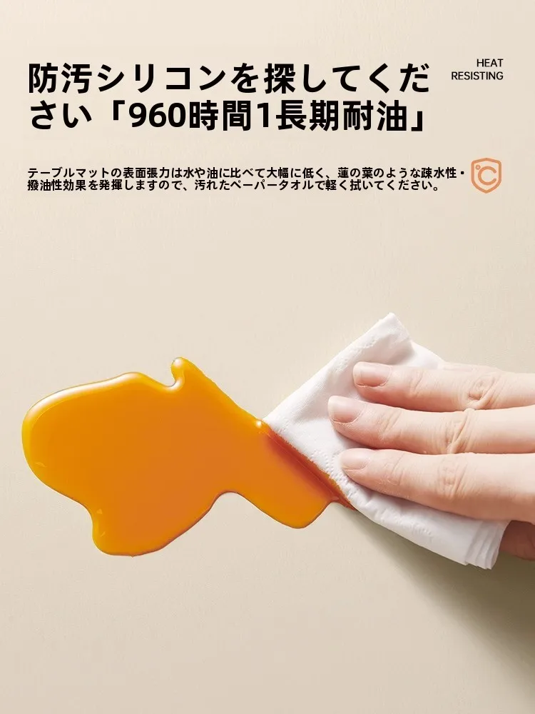 キッチンカウンター用シリコン保護フィルム：耐熱・防水・油汚れ防止の実用性と設置ガイド