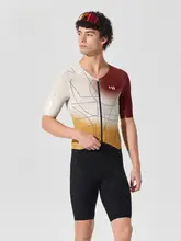 スポーツ用サイクリングウェア【一体型・ダブルアローズパンツ・男性用】（セットアップ対応）