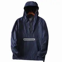 春秋用 メンズ 極上の柔らかさ防風防水フルジップジャケット【フード付き・クールでゆったり】
