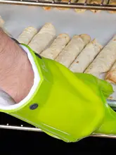 防熱シリコン製オーブンミトン【耐熱・キッチン用・厚手】