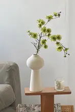 フェイクフラワー 金鶏菊【グリーン・シルク素材・インテリア装飾用】