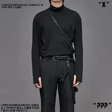長袖Tシャツ メンズ コットン 半タートルネック アウトドア風 インナー 秋「RFDRFD」
