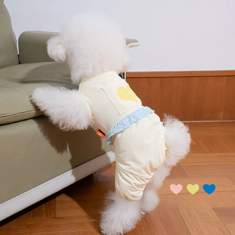 犬用クールウェア四脚タイプ：中小型犬向けの夏用通気性服の選び方