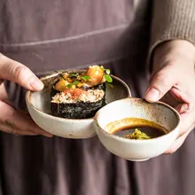 レトロ和風小鉢【火鍋用・調味料・寿司盛り付け・親子丼スタイル】