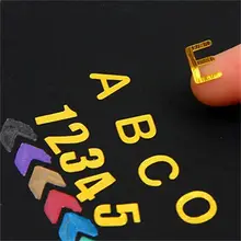 アルファベットデコレーションシール【金箔・銀箔・DIYアルバム・手帳用・多様な文字と数字】