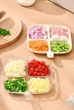 分格収納プレート【生姜・にんにく・調味料用・多機能・キッチン用】