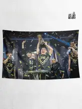 タペストリー ポスター UZI 簡自豪 eスポーツ 引退記念 応援 インテリア 壁掛け