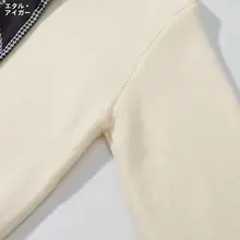 フレンチスタイルのバイカラーリボン付きカーディガン【極上の柔らかさ・ニット】（セットアップ対応）