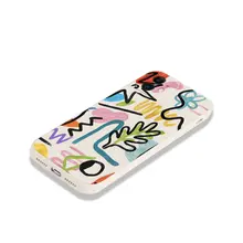 春のデザインの全包型スマホケース【アートスタイル・マット仕上げ・ユニークデザイン】