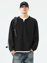 極上の肌触りのワッフルVネック長袖Tシャツ【春秋用・メンズ・カジュアル】（セットアップ対応）