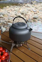 アウトドア用 1.4L アルミ製やかん【大容量・キャンプ用・携帯便利】