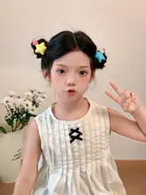 可愛らしい星とボールのヘアゴム【子供用・髪を傷めないデザイン】