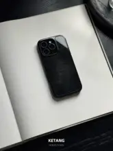 新中式 デザインのiPhone用スマホケース【防滑ガラス・上質感・小型】